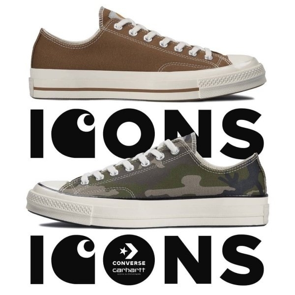 Carhartt WIP x Converse 限量「ICONS」聯乘鞋款再度登場