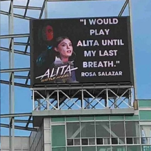 超狂影迷跪求迪士尼拍攝《艾莉塔：戰鬥天使》續集！竟買下洛杉磯廣告看板喊話 ！