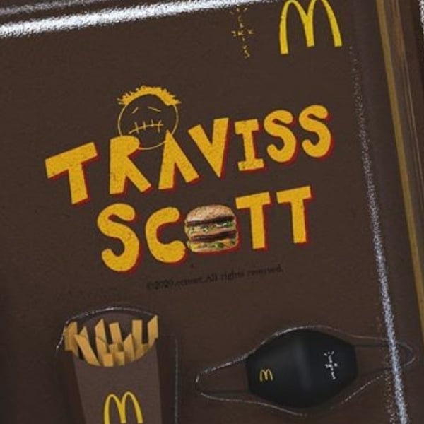 先生！這是你的 Travis Scott x 麥當勞聯名分享餐！高清合作週邊釋出，得來速準備排到爆！