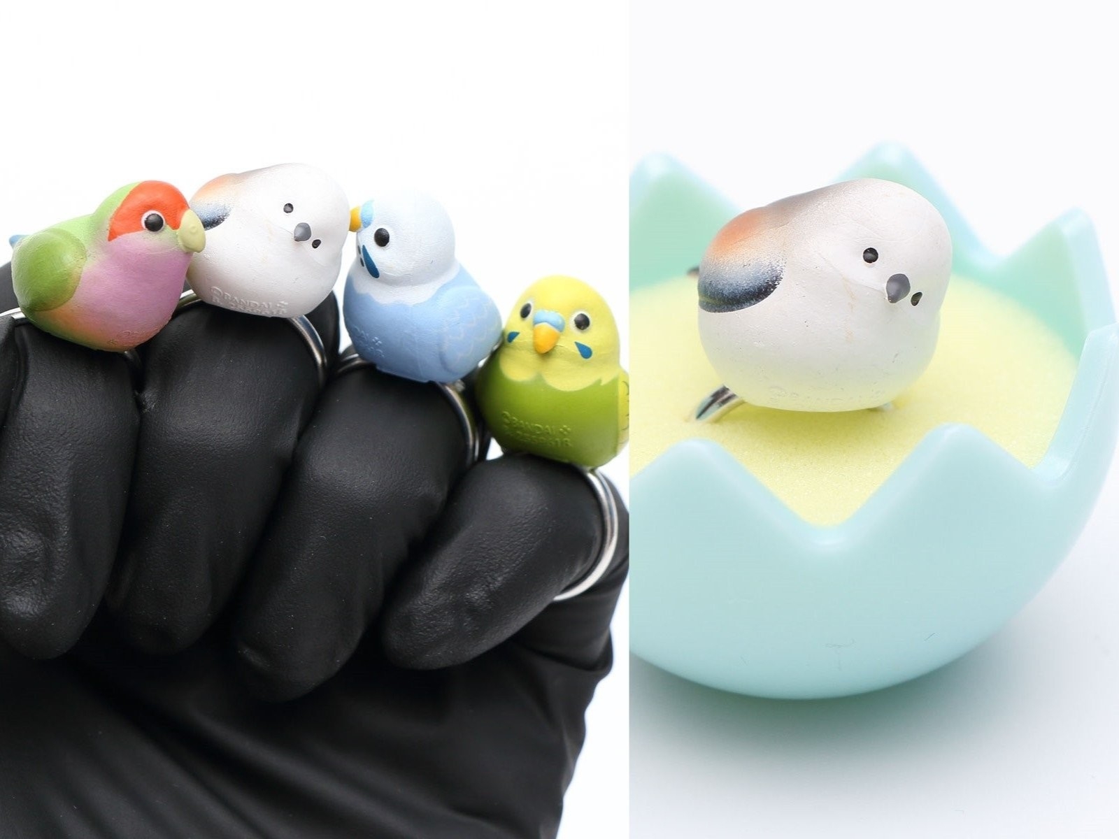 停在你的手指上！日本激萌「小鳥戒指」扭蛋，裝在蛋殼裡可愛度大升級！