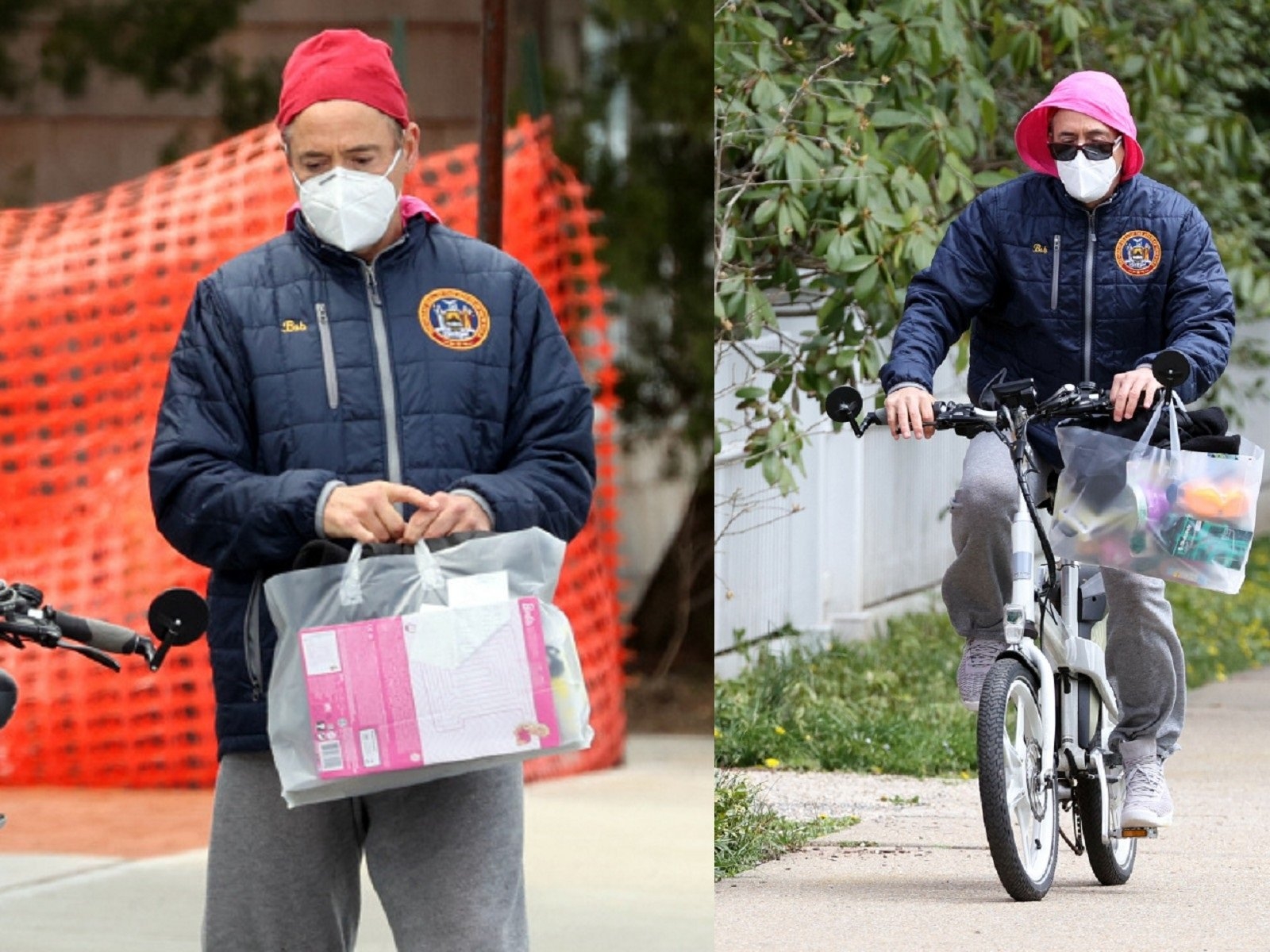 好萊塢大富翁「小勞勃道尼」庶民踩腳踏車上街購物，鋼鐵人退休生活再現！