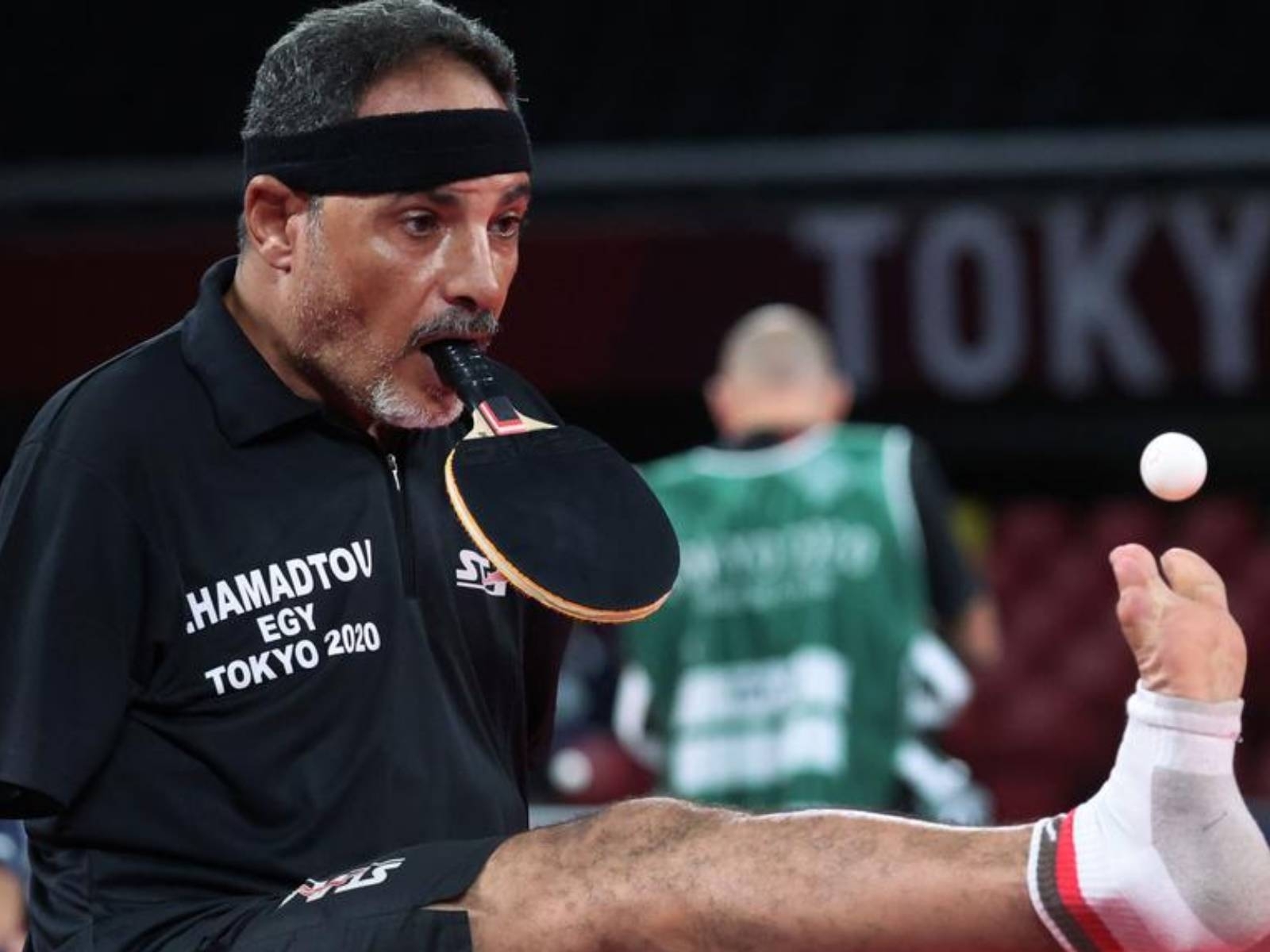 帕奧／ 埃及桌球選手 Ibrahim Hamadtou 兒時失去雙臂被嘲諷，「嘴咬球拍、腳發球」讓人讚嘆！