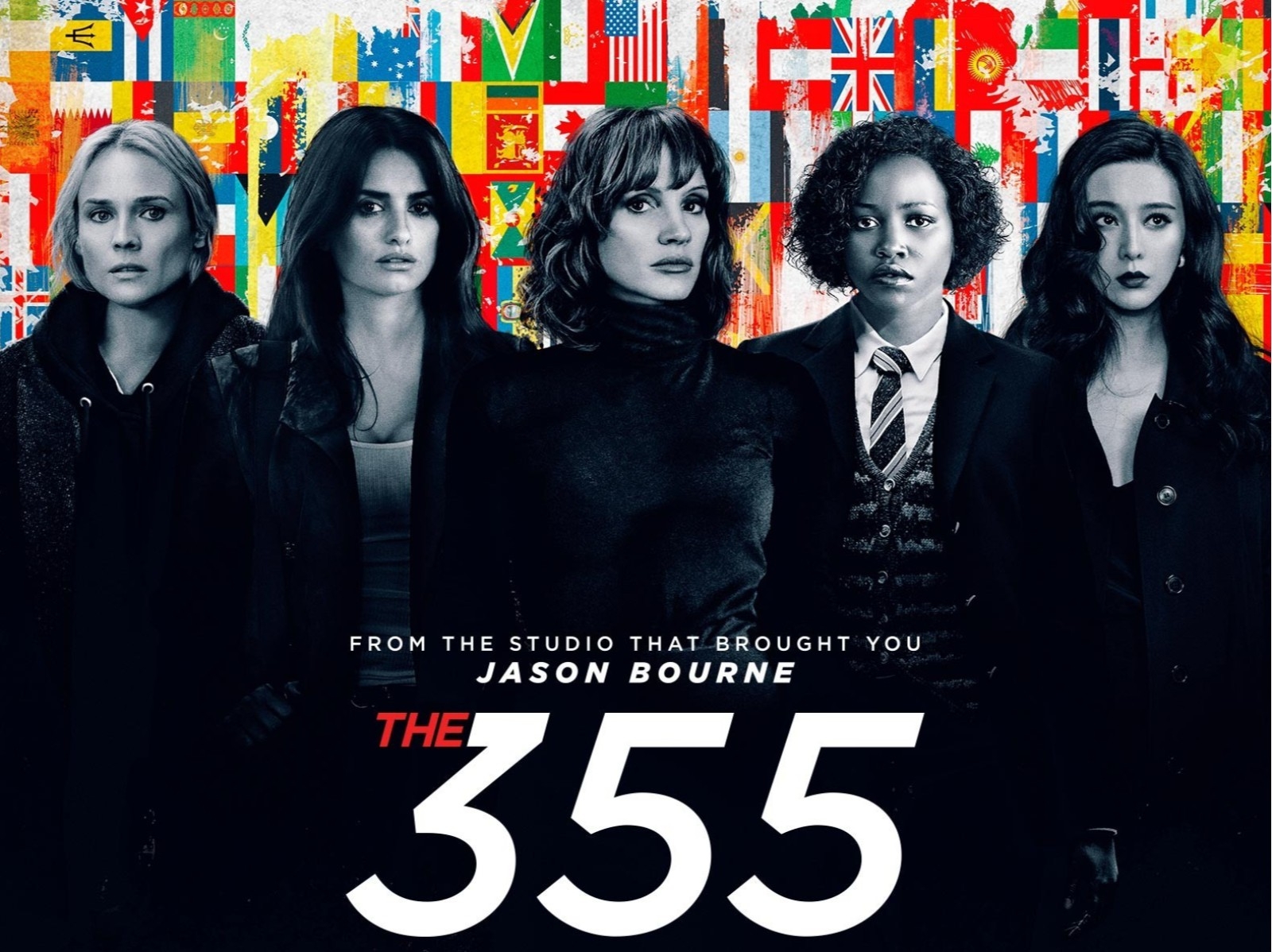 好萊塢 5 國女間諜大片《355》正式預告，潔西卡雀絲坦、范冰冰攜手出任務！