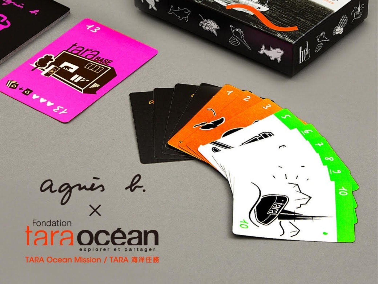 “TARA Ocean Mission海洋任務”限量桌遊卡牌，賦予海洋教育意義，為減塑新世代埋下行動種子