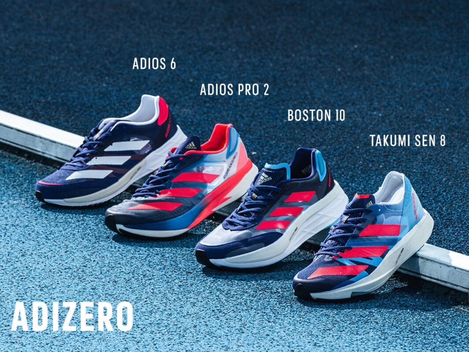 adizero系列跑鞋全新配色，首發Takumi Sen 8厚底革新設計，持續助跑者突破自我紀錄！