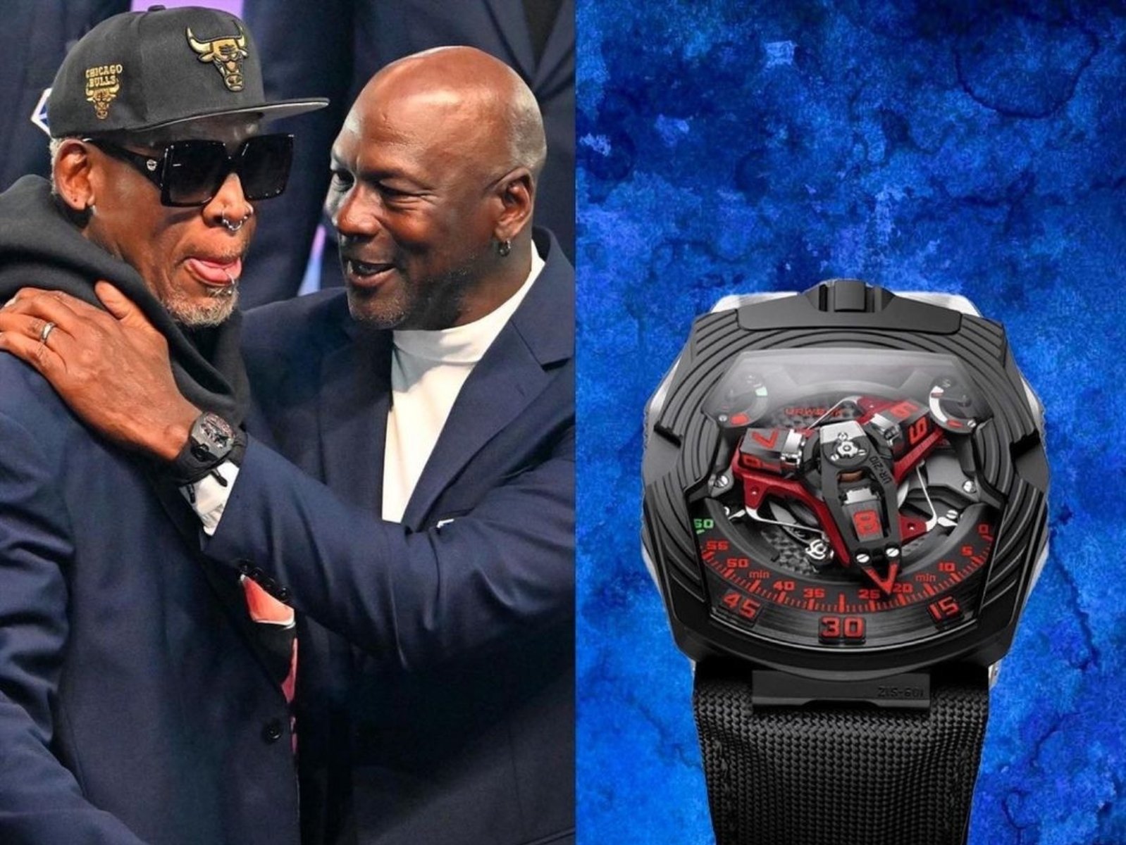 2022 NBA 全明星賽 Jordan 配戴一只「鋼鐵人」同款 Urwerk 腕錶，市場要價超過 450 萬台幣！