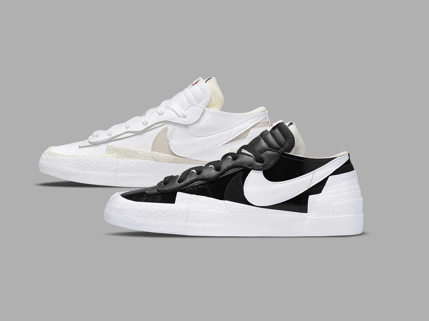 Sacai x Nike Blazer Low 最新「黑白」兩款配色即將釋出，這雙不可能會挫組吧？