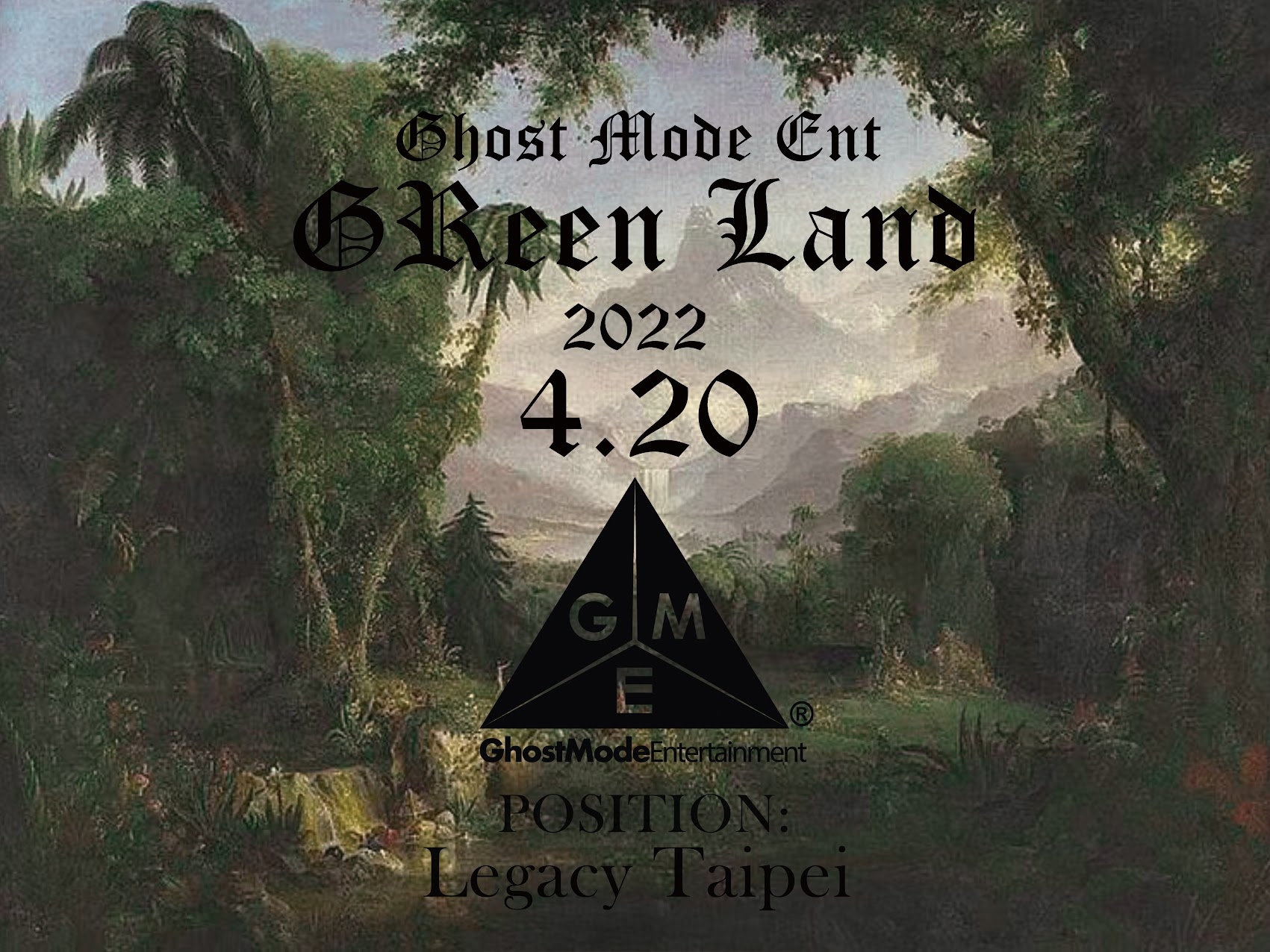 Ghost ModeEnt 首場「Green Land」演場會 420 正式舉行，BR 等多位饒舌歌手接力演出！