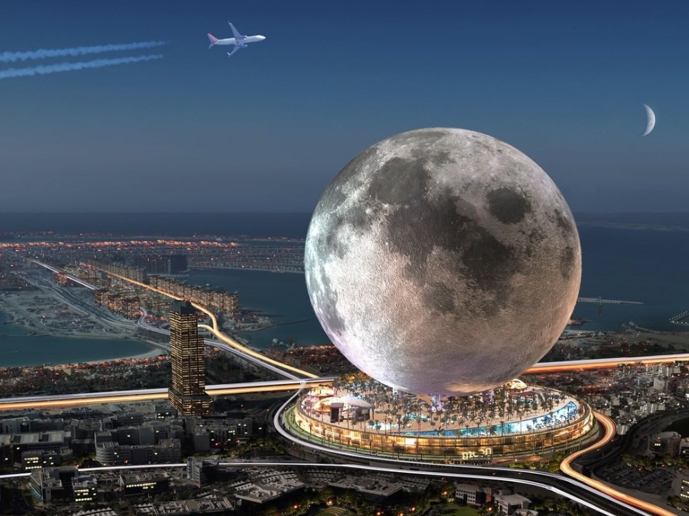 杜拜耗資 50 億美金打造「月球度假村」，體驗平價版太空旅遊，黃金之城浮誇沒有極限！