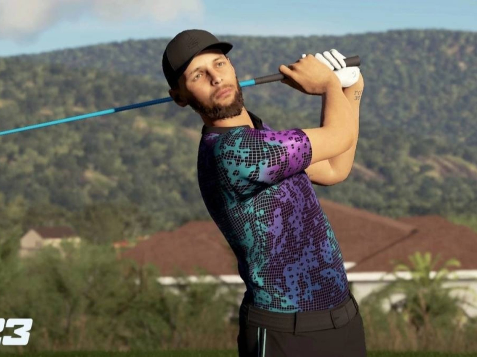 勇士球星 Curry 正式登上高爾夫電玩《PGA TOUR 2K23》，籃球跨界高球的最強代表！
