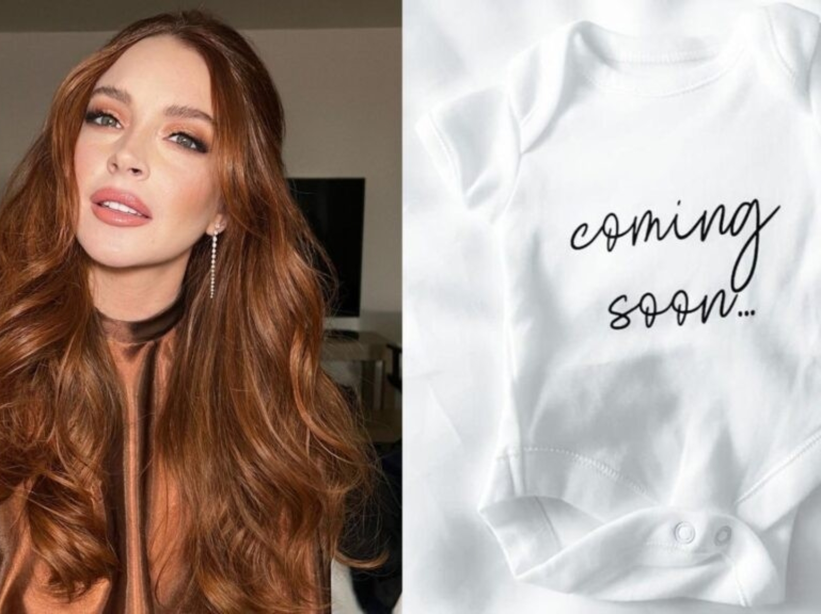 琳賽蘿涵 Lindsay Lohan 宣布當媽，IG 發嬰兒包屁衣透露自己「懷孕中」！
