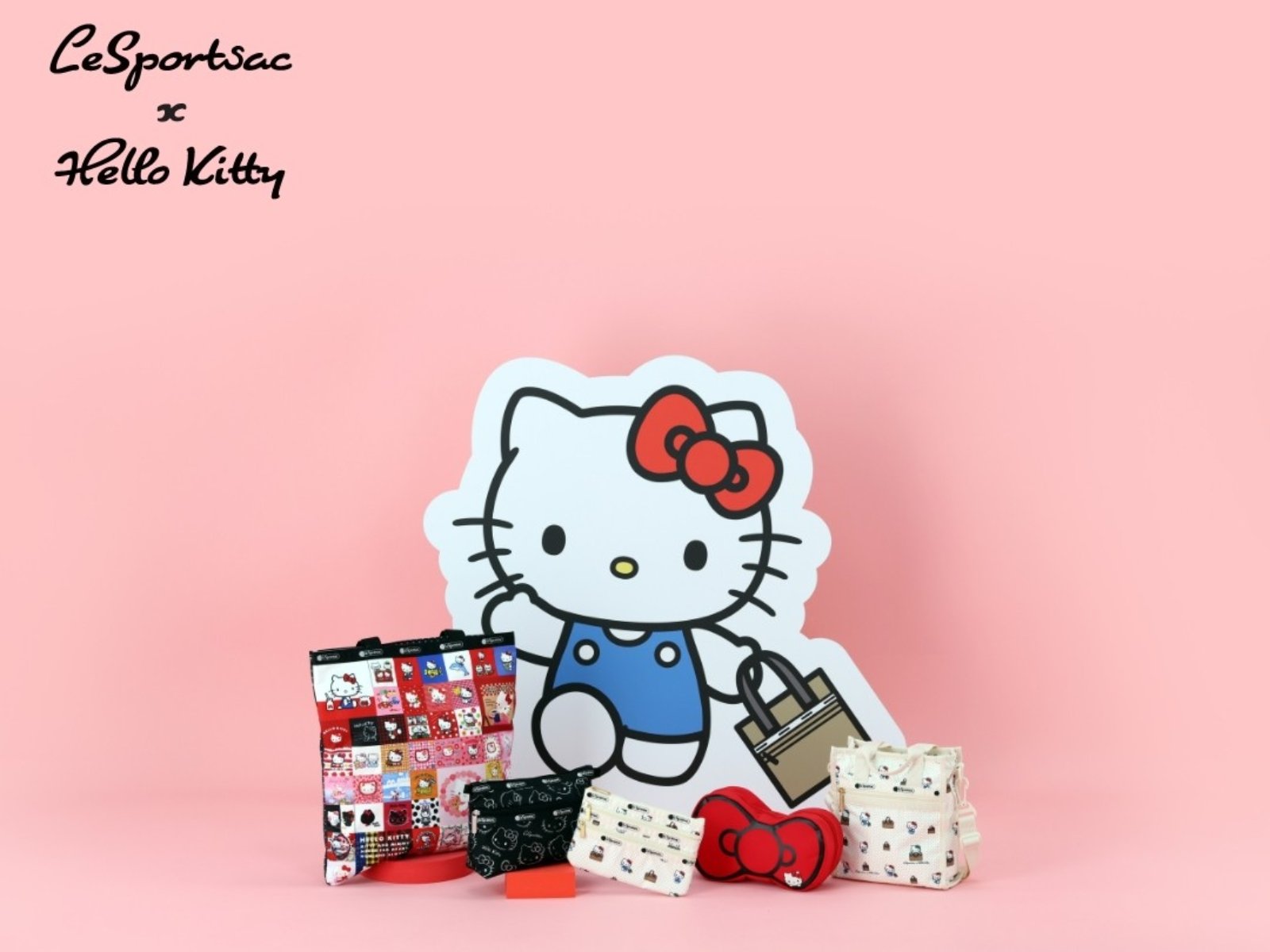 半世紀必收經典！LeSportsac攜手Hello Kitty推出50週年聯名系列