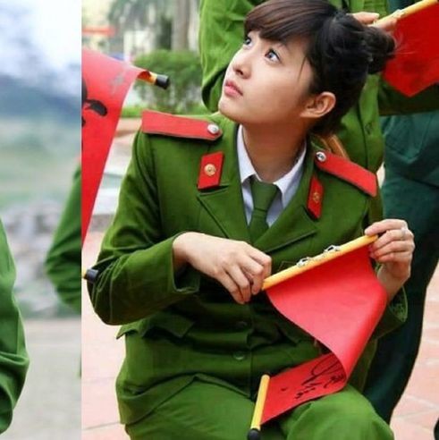 越南女兵美照曝光　網友：看到就投降了