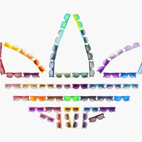 打造“彩虹光譜”，adidas Originals × Italia Independent 聯名太陽鏡放出
