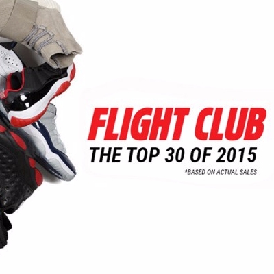 紐約知名潮鋪 Flight Club　公佈 2015 年球鞋販售排行榜 TOP 30！