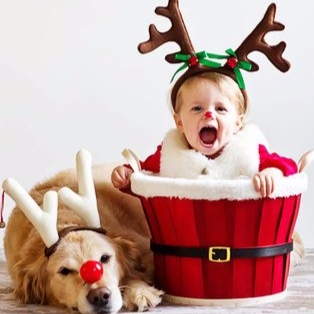 Baby 界聖誕裝超精彩！超萌 11 張「寶寶聖誕照」 網友：好想生一個！