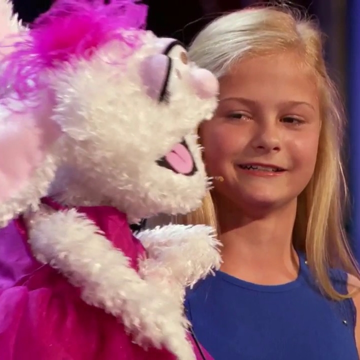 《美國達人秀》又出現強者　超強腹語小女孩讓她的兔子開口唱歌了！