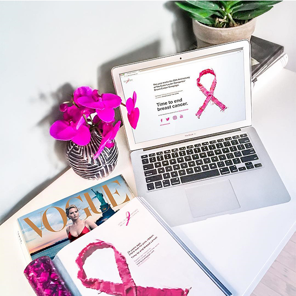 「團結你我，終結乳癌！」雅詩蘭黛 25 周年點亮台灣粉紅力量，女孩們 IG 加個 hashtag 就能一起聲援！