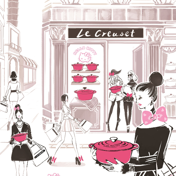 Le Creuset X Hello Kitty 亞洲限量系列 1月開賣 2018 新年願望清單 就差這一款!