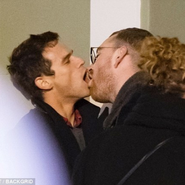 山姆史密斯與男友 Brandon Flynn 甜蜜感情大放閃　街上旁若無人激情舌吻！