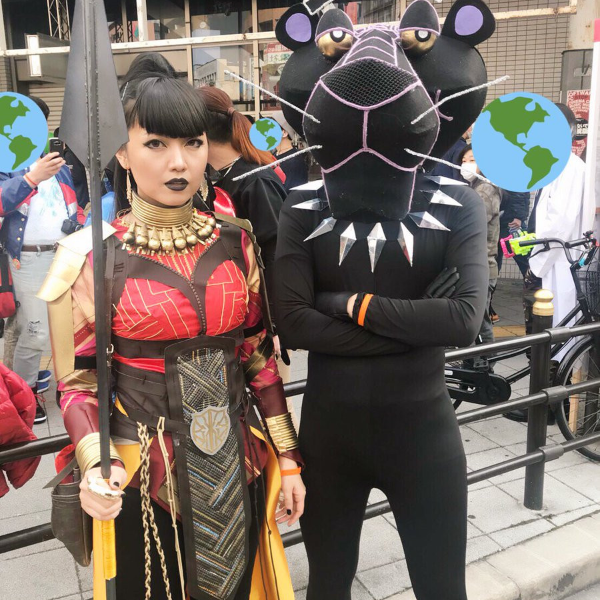 這位黑豹跟想像中不一樣？日本街頭 Cosplay 祭典出現超夯電影角色！