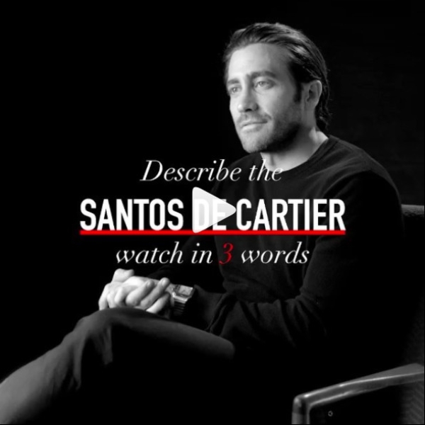 傑克葛倫霍正在創造歷史！成為奢華精品卡地亞 Santos de Cartier「首位名人形象大使」