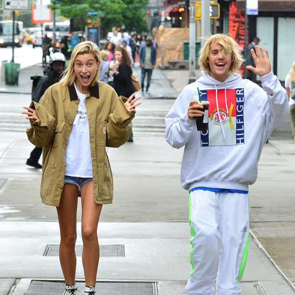 小賈與海莉再度大方走上紐約街頭，不畏媒體拍攝超甜蜜