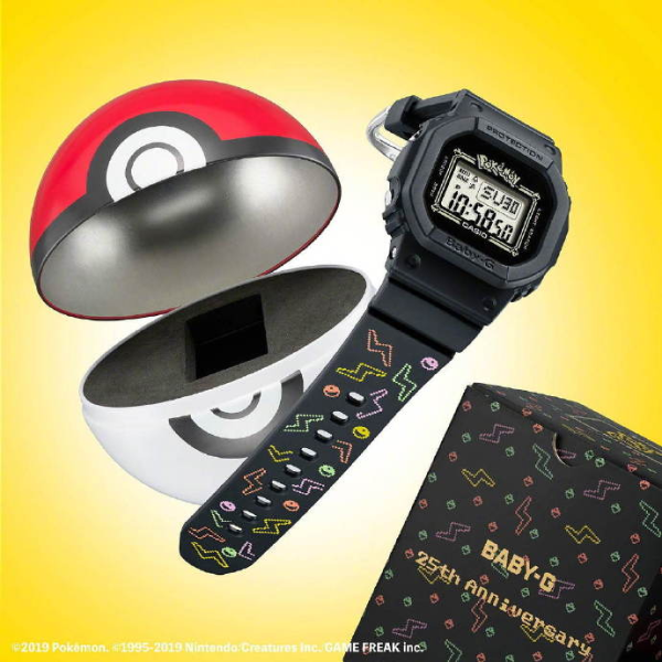 永不退流行！日本精靈寶可夢 X BABY-G 皮卡丘限定手錶，閃電圖案充滿了童年回憶細節！