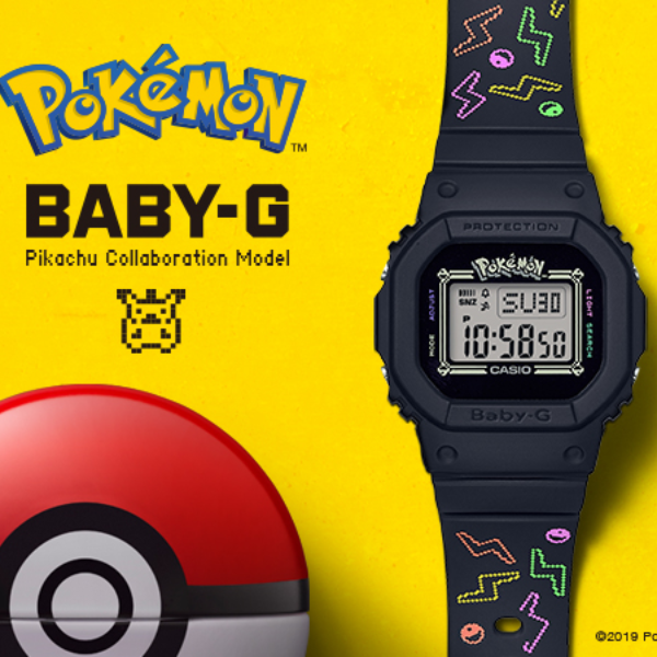 皮卡丘粉又要瘋掉了！寶可夢 x BABY-G 超帥聯名錶款台灣選在「這天」開賣，網友：這就是時代的眼淚
