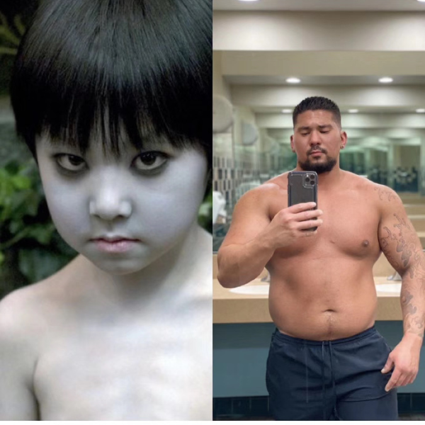 當年日本恐怖片《咒怨》小男孩俊雄如今變成肌肉男？他自豪寫下：「十年挑戰終於完成」！