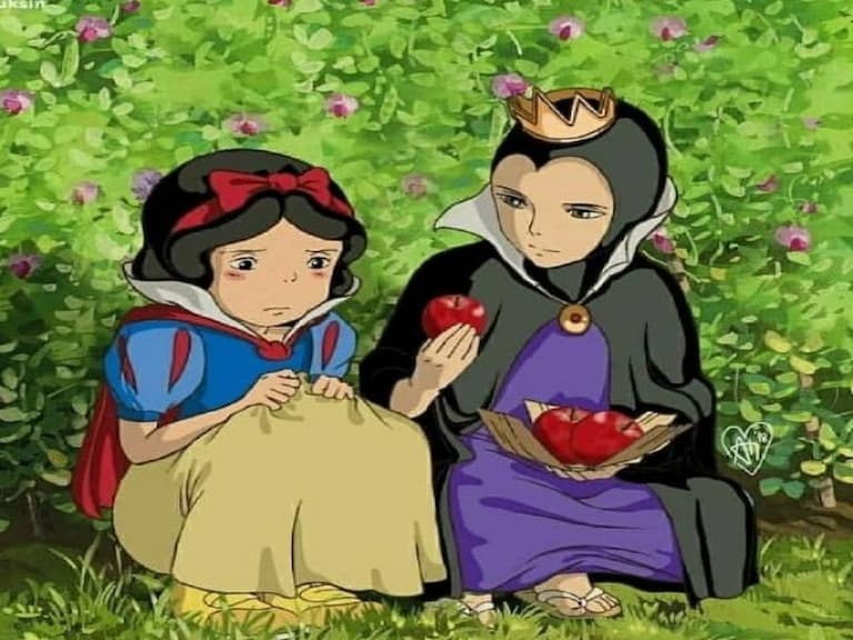 將迪士尼角色融入「宮崎駿的動畫世界」，繪師太有梗！