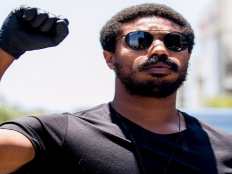 《黑豹》反派 Michael B. Jordan 力挺美國抗議遊行,鞋迷:「腳下那雙根本真黑豹!」