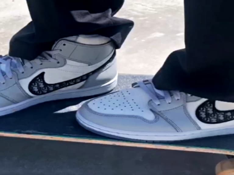 Dior x Air Jordan 1「30 萬台幣鞋王」被拿來玩板、噴番茄醬，鞋迷哭喊：「不要再凌虐我了！」