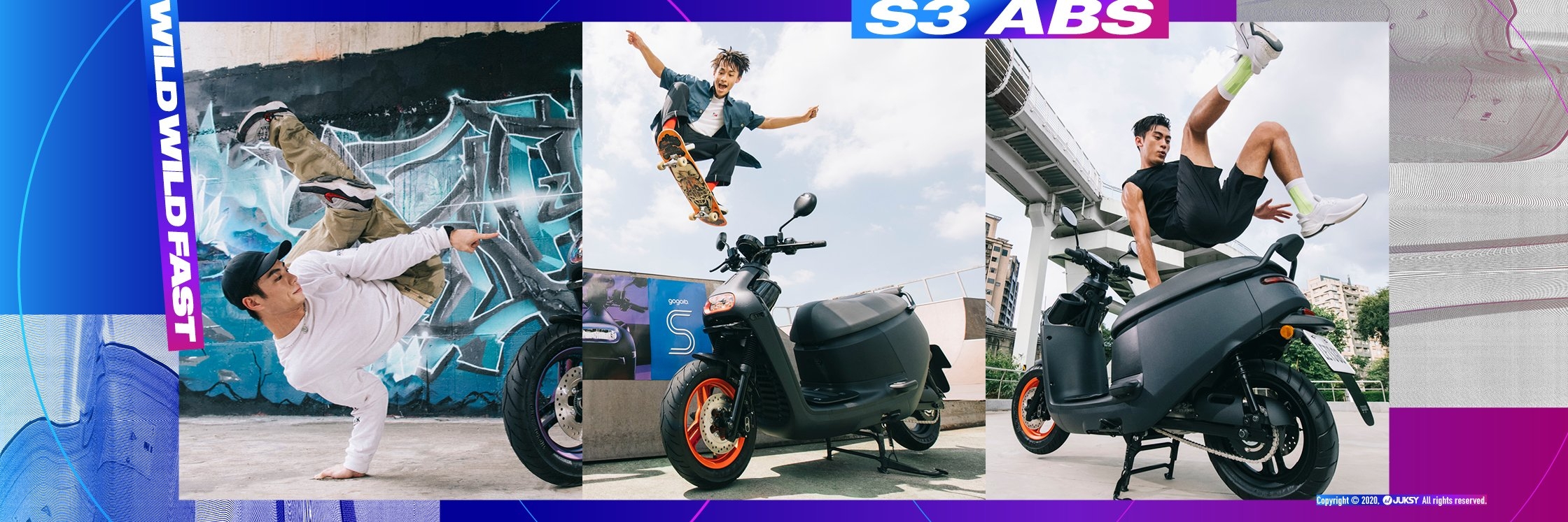 型速未來，潮流之上！Gogoro S3 ABS 與你定調性能潮流，一起尬電街頭！