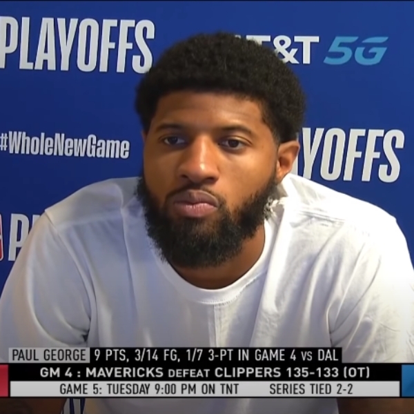 被打壞掉了？Paul George 上陣 45 分鐘只拿 9 分，賽後放話：其實對面防守沒有很強