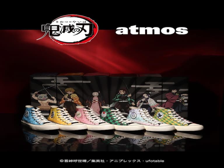 這聯名太欠買！《鬼滅之刃》與 atmos 二次合作推出 6 雙角色限定球鞋，鞋迷：「帥到不能呼吸⋯」