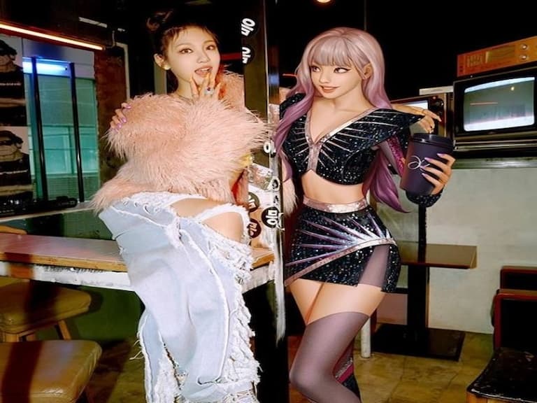 拿 Lisa 當範本？SM 虛擬女團 aespa 成員意外撞臉 BLACKPINK Lisa～網友：長得跟動畫一樣完美！