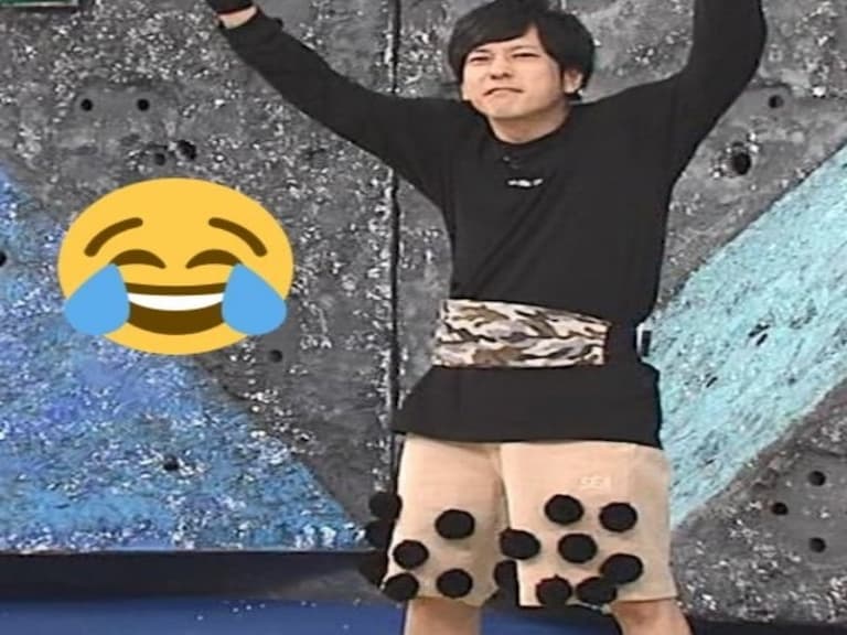 日本國民天團「嵐」二宮和也穿上珍珠奶茶褲,引網友爆笑:奶茶控也想要買一件!