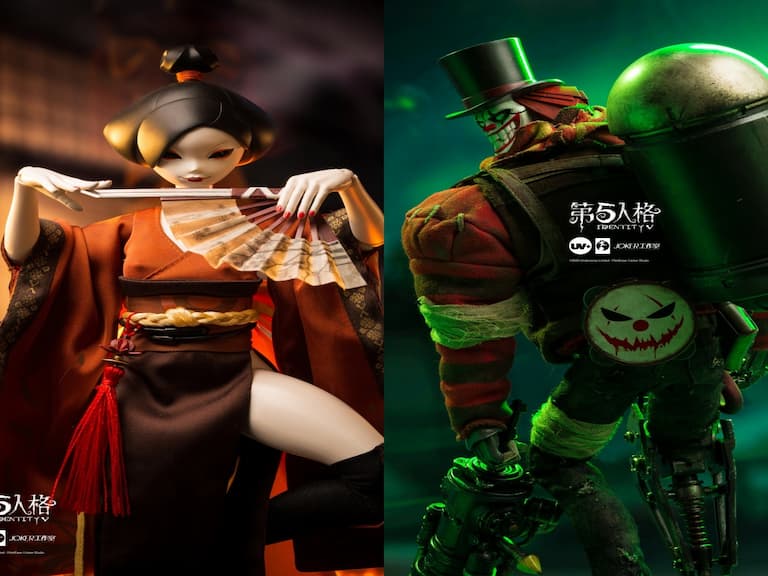 他們來了 ...  第五人格最有人氣的監管者《紅蝶》、《小丑》1/6 超可動 Figure，求生者內心深處的恐懼即將化為現實 !