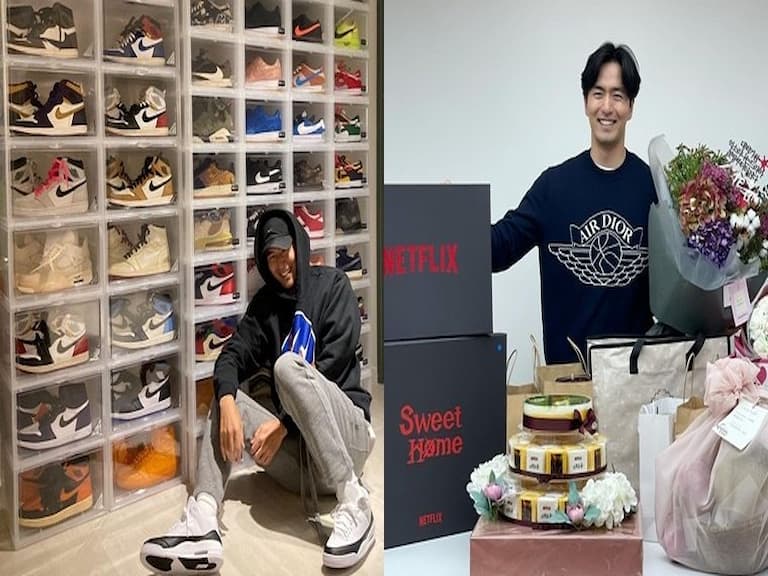 不只會打怪還是超級鞋頭!《Sweet Home》粗曠男神李陣郁曬 Air Jordan 1 倒鉤鞋牆收藏!