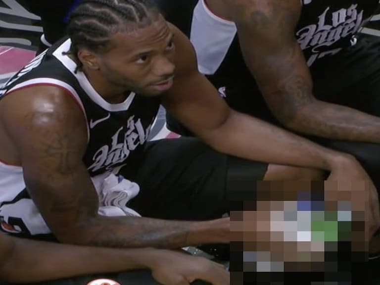 NBA／巨大怪手是你！Kawhi Leonard 用單手握住兩個寶特瓶，球迷驚：真的好大