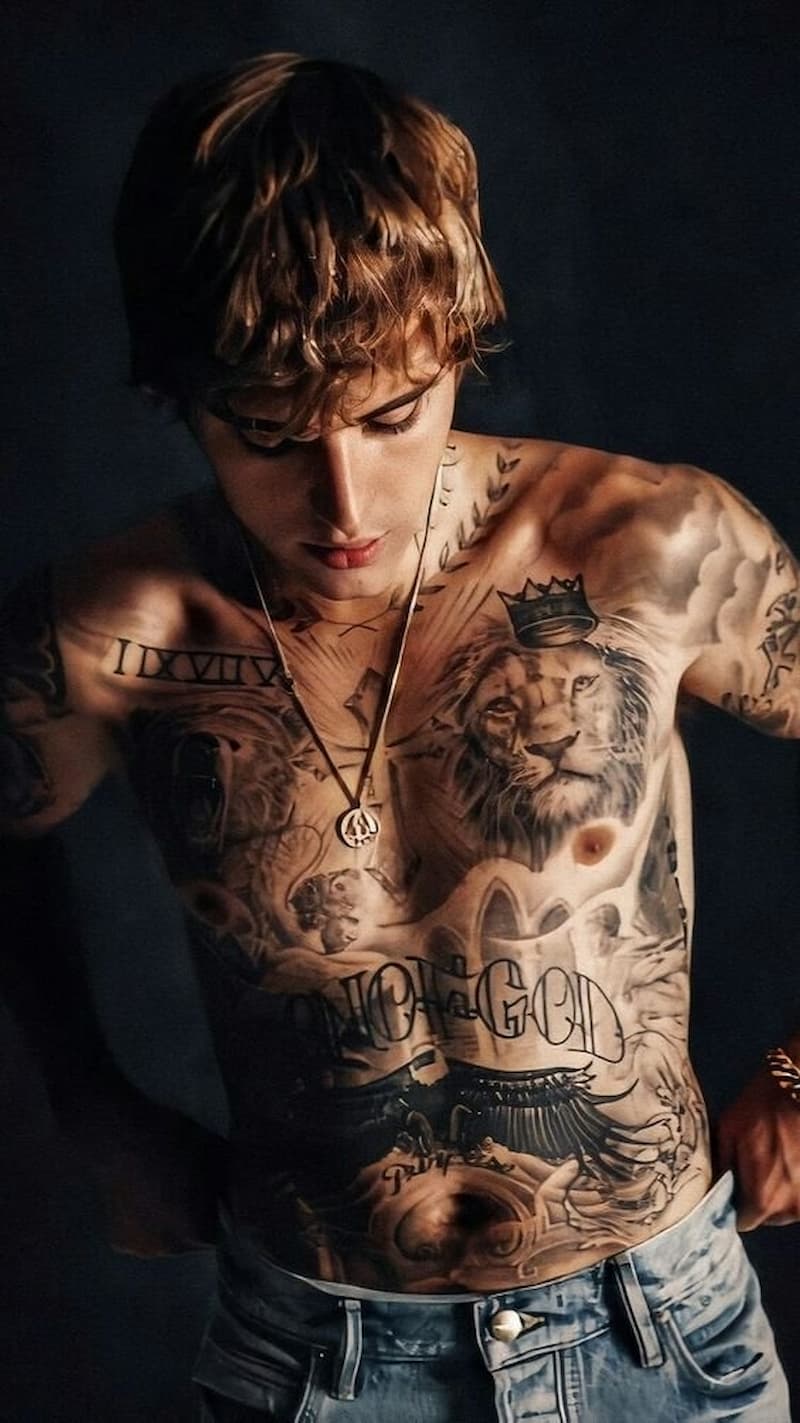 盤點10 位高顏值刺青帥哥 貝克漢 Mgk 尚恩全上榜 他們的紋身圖案一個比一個狂 Juksy 街星