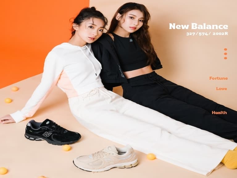 「走運」穿搭是什麼? 采子與陳華用 NB 閨蜜 LOOK 告訴你:這樣穿,好運自己來!