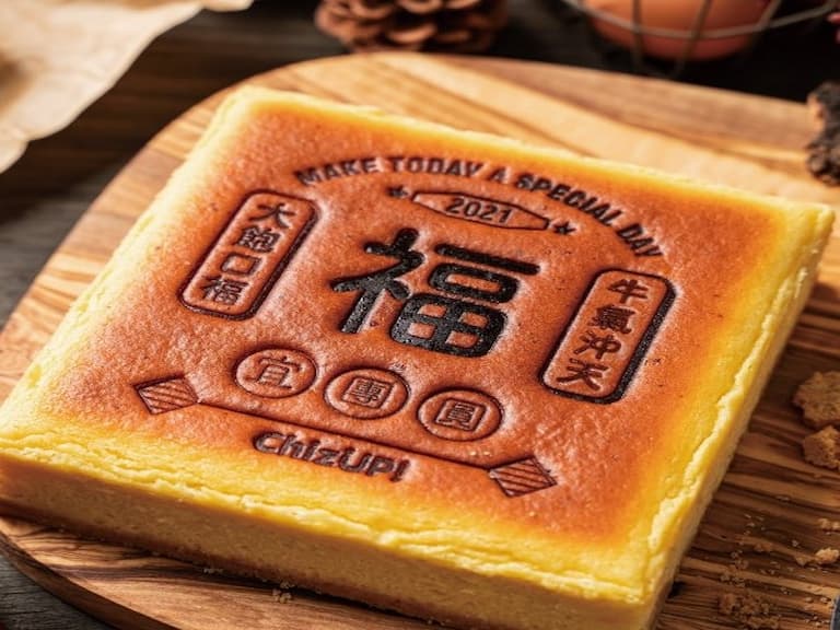啊～福氣啦！2021金牛年開運大絕招？最吸睛最有梗的【福Chiz字曆蛋糕】，讓你牛氣沖天一整年！