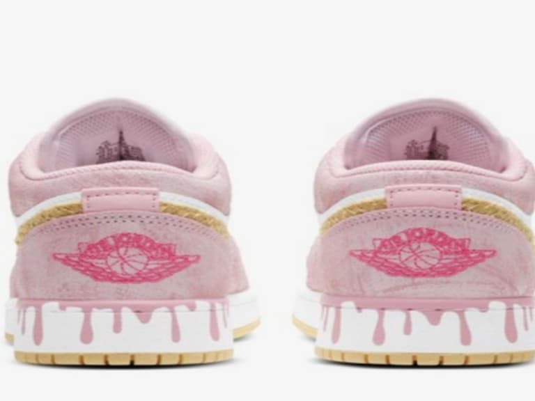 這美尻太誘人！客製甜筒 Nike Air Force 1 與 Air Jordan 1 草莓冰淇淋潮鞋上菜，今天你選誰？