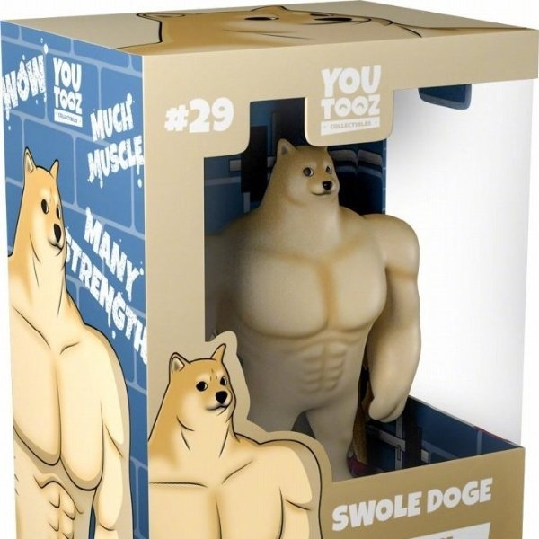 網路火紅迷因「肌肉柴犬」被實體模型化開售，鄉民爆笑：莫名好想要擁有一隻！