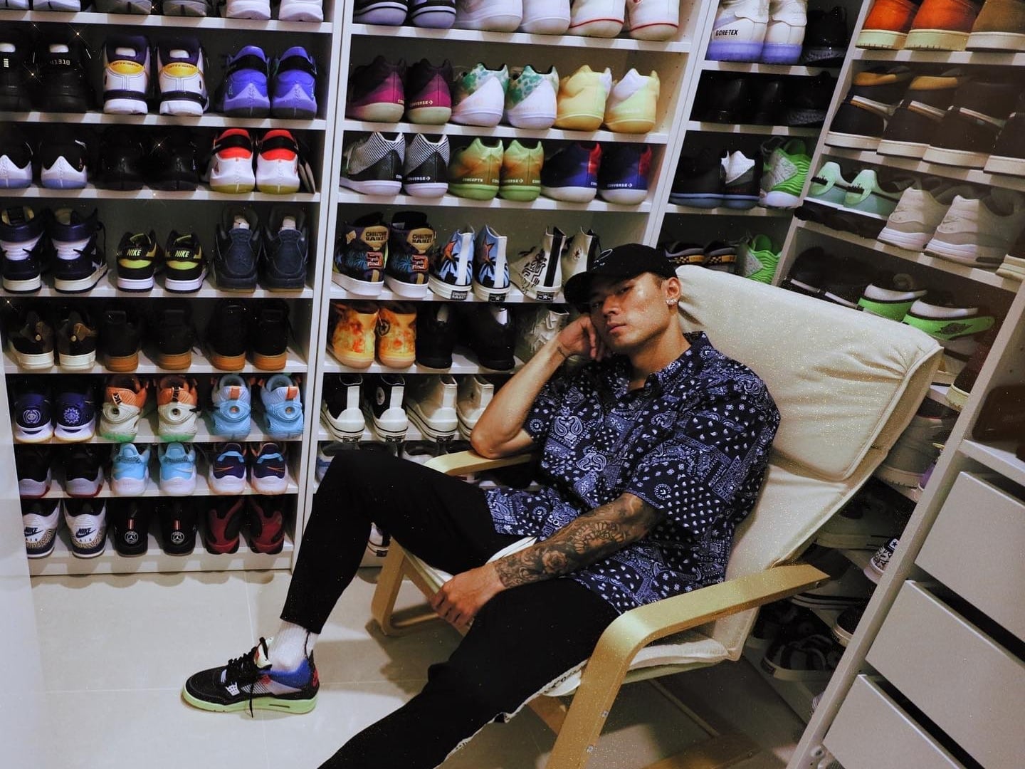 張宗憲上腳 Sacai x Nike、Travis Scott 等聯名爆款，果然是「鞋頭噴射機」！