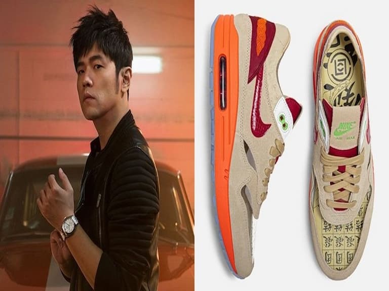死亡之吻話題不斷！周杰倫也來曬 CLOT X Nike 聯名神鞋！