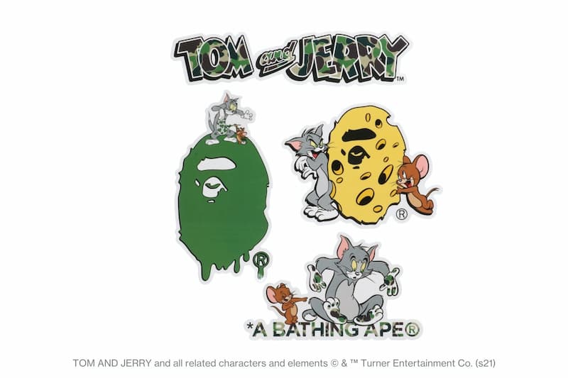 抓鼠鼠了！A BATHING APE® x TOM and JERRY 聯乘系列，正式登陸台北