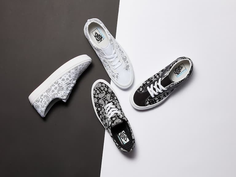 黑白的全新展演！VANS PAISLEY PACK 華麗現身，佩斯利印花加持！